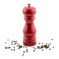 Chef 101 Classic French Red Wood Pepper Mill - High Gloss - 2" x 2" x 6" - 1 count box