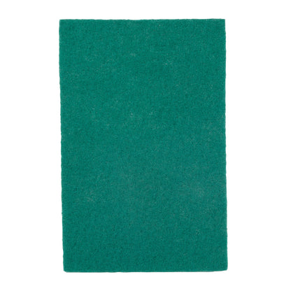 RW Clean Green Polyester Heavy-Duty Scouring Pad - 9" x 6" - 10 count box