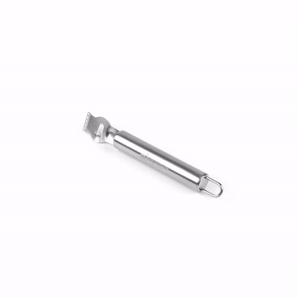 Met Lux Stainless Steel Citrus Zester and Channel Knife - 6 1/2" x 1" x 3/4" - 1 count box