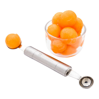 Met Lux Stainless Steel Melon Baller - Dual-Sided - 8" x 1 1/4" x 1/2" - 1 count box