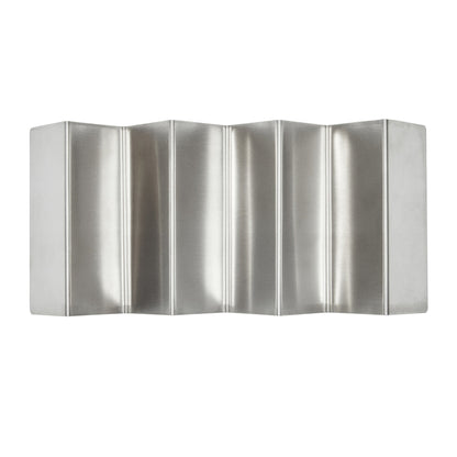Met Lux Stainless Steel Triple Taco Holder - with 3 or 4 Compartments - 8 1/2" x 4" x 1 1/2" - 1 count box