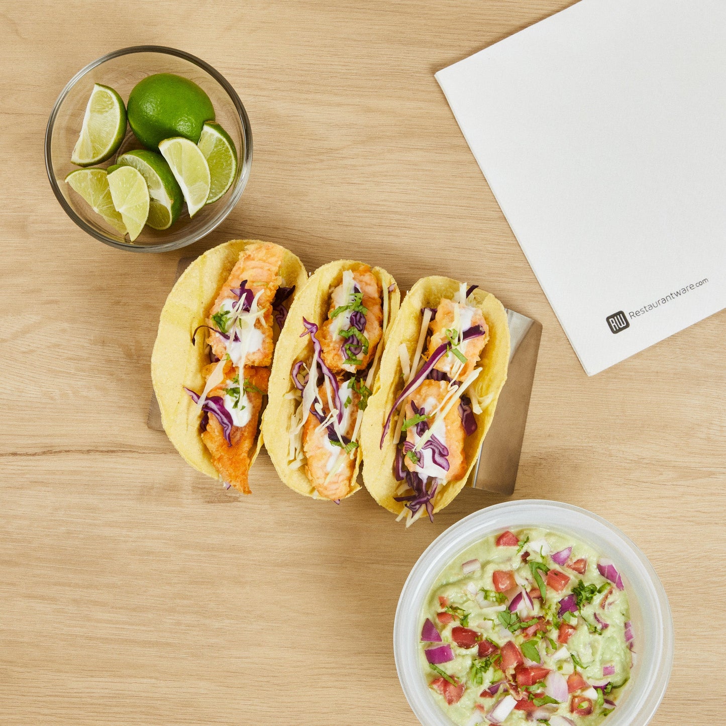 Met Lux Stainless Steel Triple Taco Holder - with 3 or 4 Compartments - 8 1/2" x 4" x 1 1/2" - 1 count box