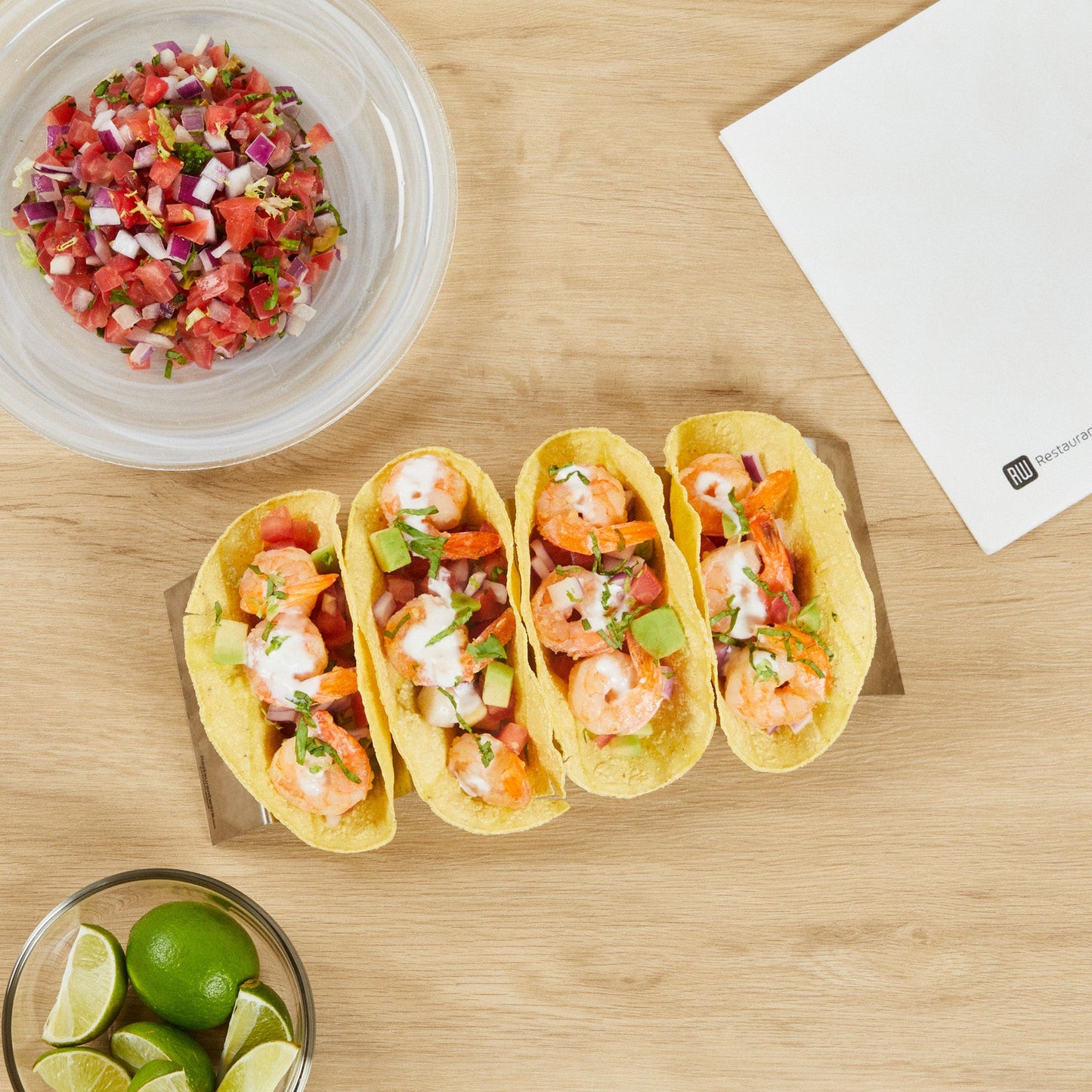 Met Lux Stainless Steel Quadruple Taco Holder - with 4 or 5 Compartments - 10 3/4" x 4" x 1 1/2" - 1 count box