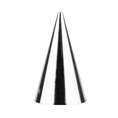 Pastry Tek Stainless Steel #1 Round Piping Tip - 3/4" x 3/4" x 1 1/4" - 1 count box
