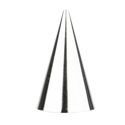 Pastry Tek Stainless Steel #1S Round Piping TIp - 3/4" x 3/4" x 1 1/4" - 1 count box