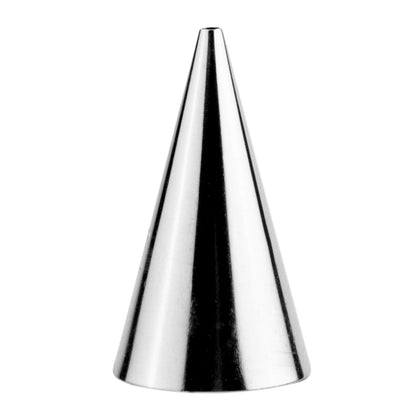 Pastry Tek Stainless Steel #2 Round Piping Tip - 3/4" x 3/4" x 1 1/4" - 1 count box