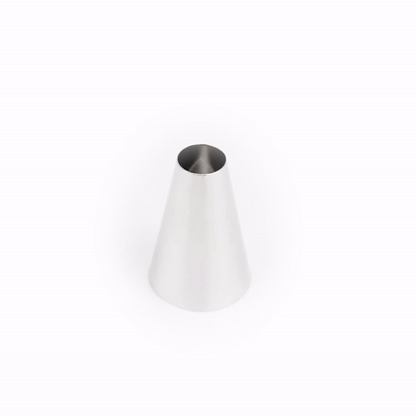 Pastry Tek Stainless Steel #2A Round Piping Tip - 1" x 1" x 1 1/2" - 1 count box