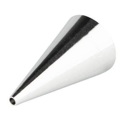 Pastry Tek Stainless Steel #3 Round Piping Tip - 3/4" x 3/4" x 1 1/4" - 1 count box