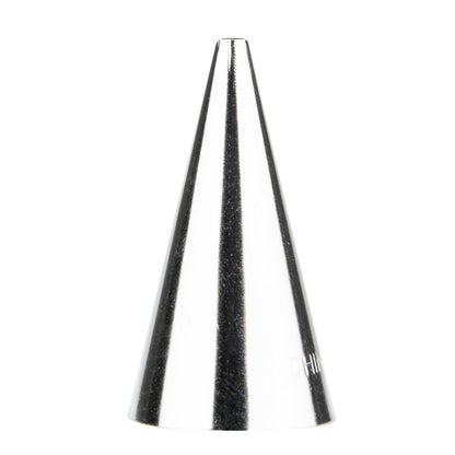 Pastry Tek Stainless Steel #3 Round Piping Tip - 3/4" x 3/4" x 1 1/4" - 1 count box