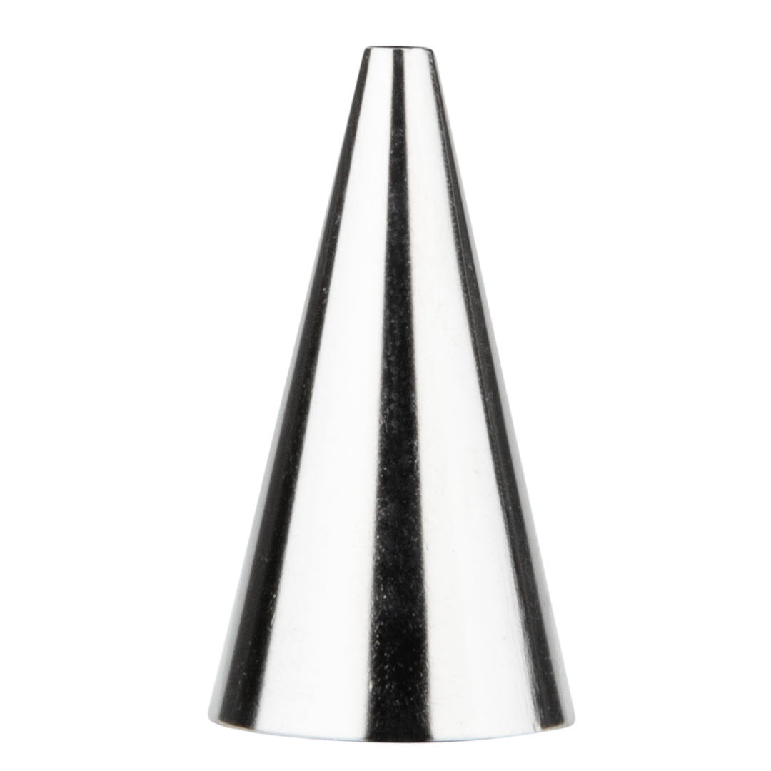 Pastry Tek Stainless Steel #5 Round Piping Tip - 3/4" x 3/4" x 1 1/4" - 1 count box