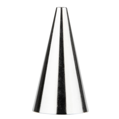 Pastry Tek Stainless Steel #5 Round Piping Tip - 3/4" x 3/4" x 1 1/4" - 1 count box