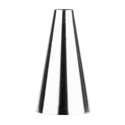 Pastry Tek Stainless Steel #10 Round Piping TIp - 3/4" x 3/4" x 1 1/4" - 1 count box