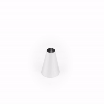 Pastry Tek Stainless Steel #12 Round Piping Tip - 3/4" x 3/4" x 1 1/4" - 1 count box