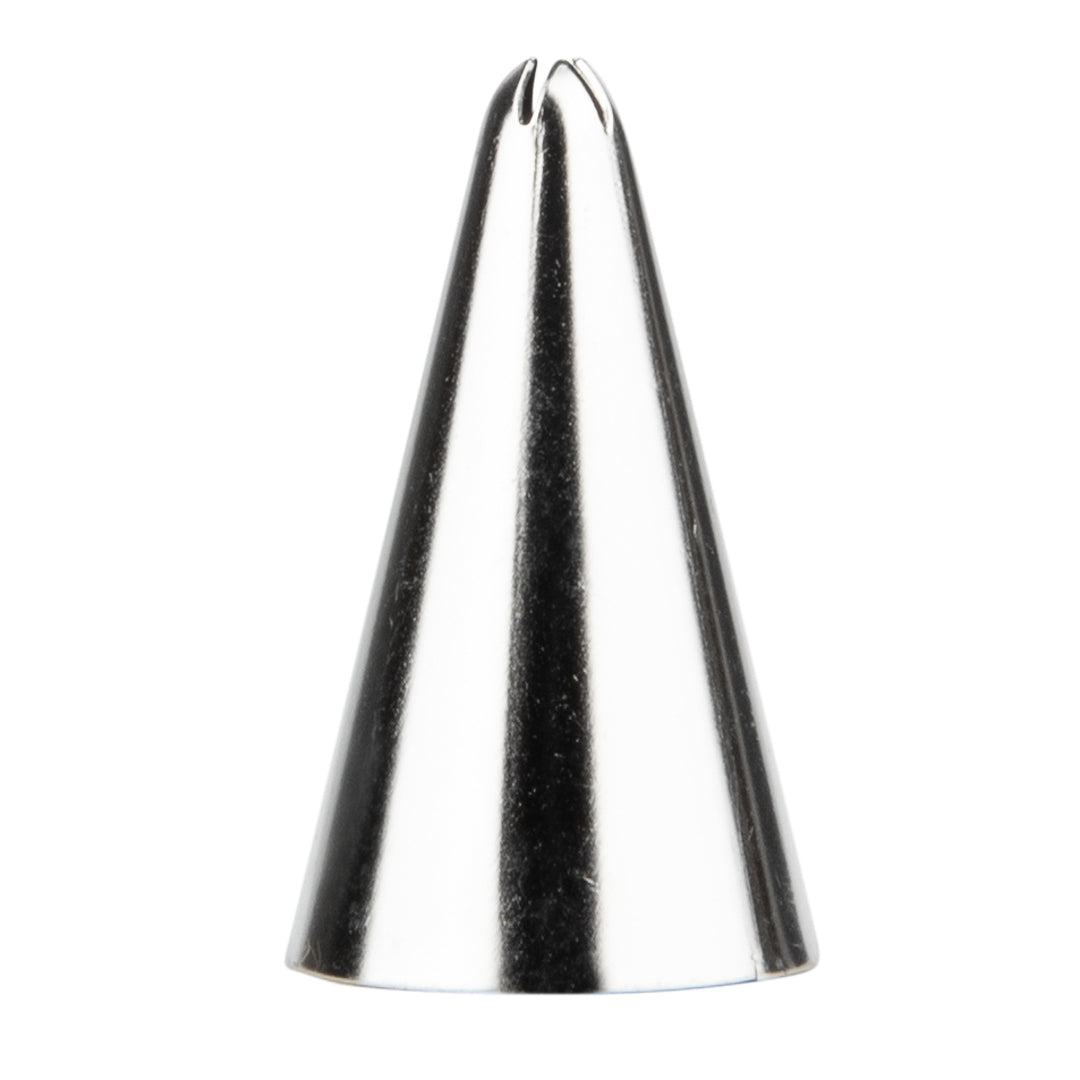 Pastry Tek Stainless Steel #24 Closed Star Piping Tip - 3/4" x 3/4" x 1" - 1 count box