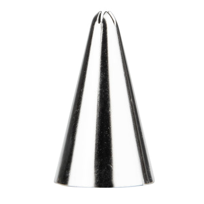 Pastry Tek Stainless Steel #24 Closed Star Piping Tip - 3/4" x 3/4" x 1" - 1 count box