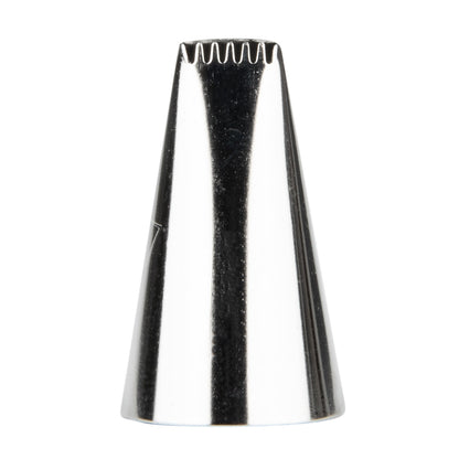 Pastry Tek Stainless Steel #47 Basketweave Piping TIp - 3/4" x 3/4" x 1" - 1 count box