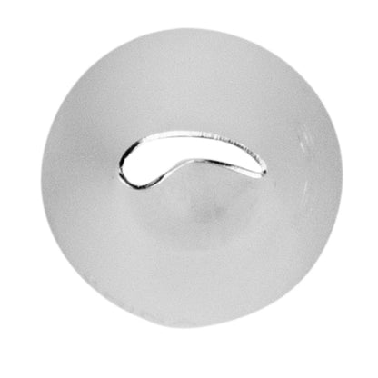 Pastry Tek Stainless Steel #59 Petal Piping Tip - 3/4" x 3/4" x 1" - 1 count box