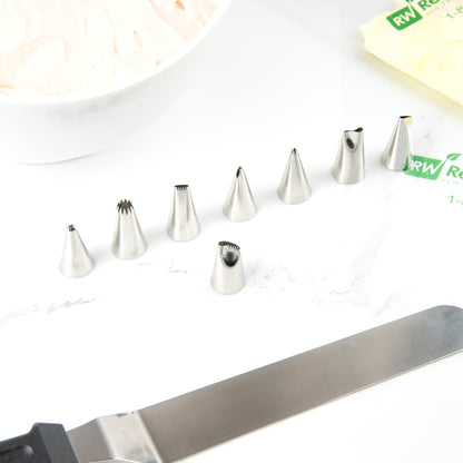 Pastry Tek Stainless Steel #62 Petal Piping Tip - 3/4" x 3/4" x 1" - 1 count box