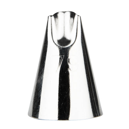Pastry Tek Stainless Steel #79 Specialty Piping Tip - 3/4" x 3/4" x 1" - 1 count box