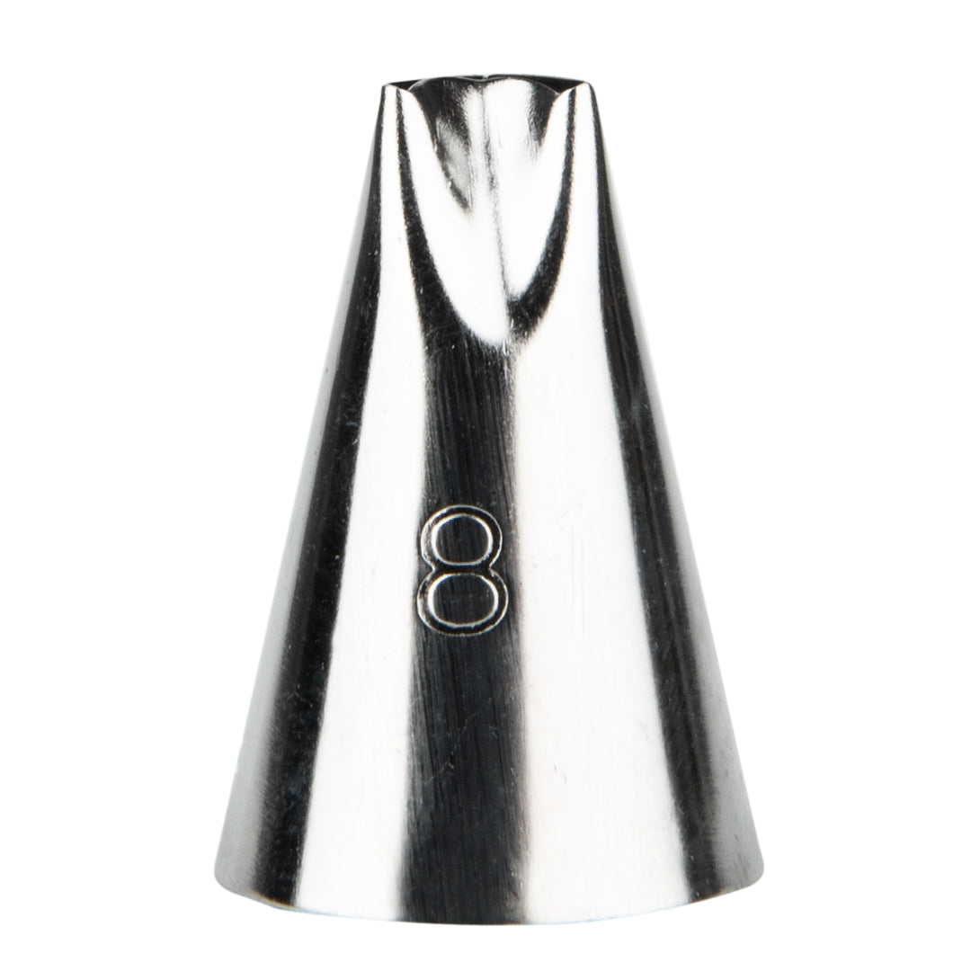 Pastry Tek Stainless Steel #81 Specialty Piping Tip - 3/4" x 3/4" x 1" - 1 count box