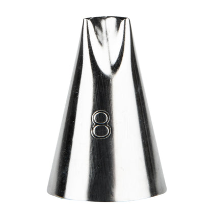 Pastry Tek Stainless Steel #81 Specialty Piping Tip - 3/4" x 3/4" x 1" - 1 count box