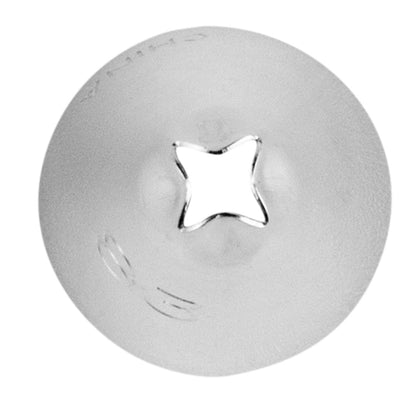 Pastry Tek Stainless Steel #83 Specialty Piping Tip - 3/4" x 3/4" x 1" - 1 count box