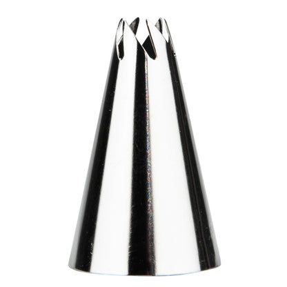 Pastry Tek Stainless Steel #96 Specialty Piping Tip - 3/4" x 3/4" x 1" - 1 count box