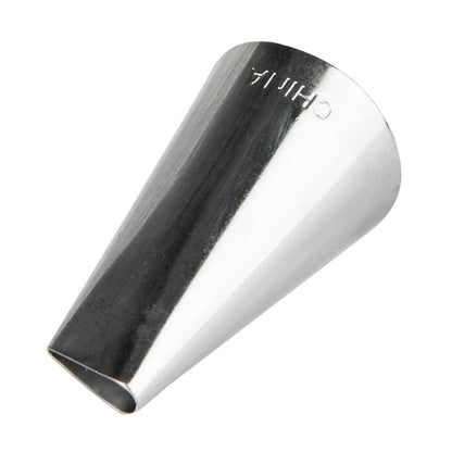 Pastry Tek Stainless Steel #103 Petal Piping Tip - 3/4" x 3/4" x 1 1/4" - 1 count box