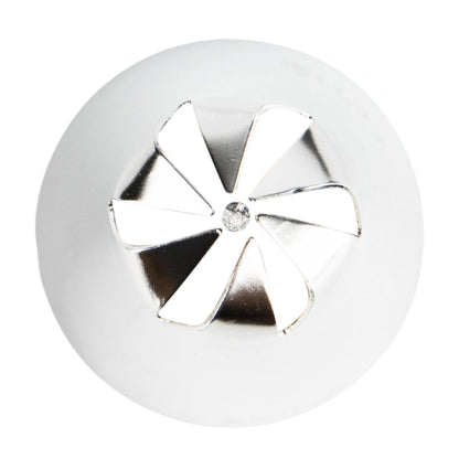 Pastry Tek Stainless Steel #109 Drop Flower Piping Tip - 3/4" x 3/4" x 1 1/2" - 1 count box