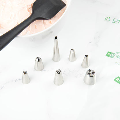 Pastry Tek Stainless Steel #109 Drop Flower Piping Tip - 3/4" x 3/4" x 1 1/2" - 1 count box
