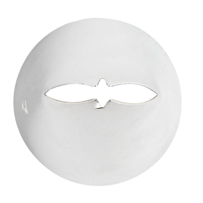 Pastry Tek Stainless Steel #113 Leaf Piping Tip - 1" x 1" x 1 3/4" - 1 count box