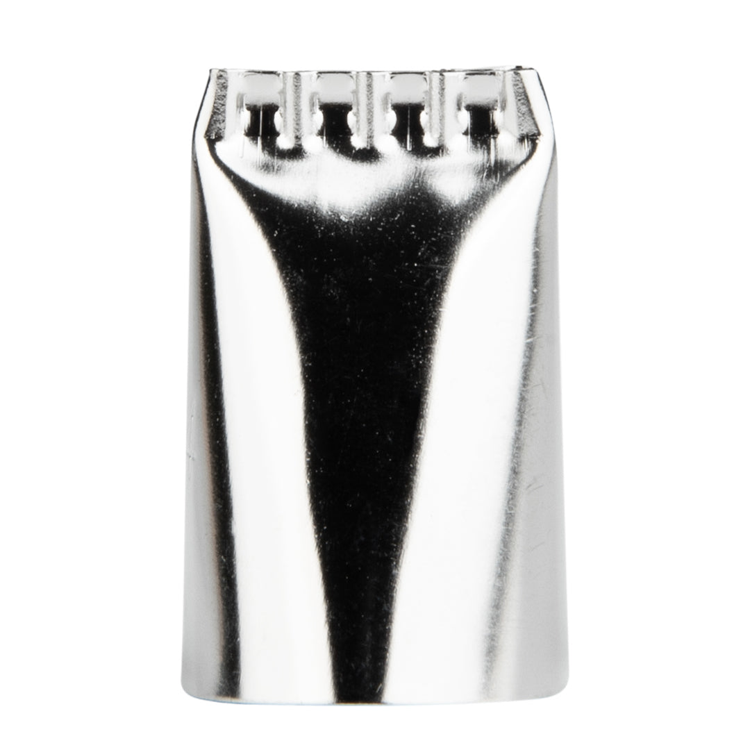 Pastry Tek Stainless Steel #134 Musical Scale Piping Tip - 3/4" x 3/4" x 1 1/4" - 1 count box
