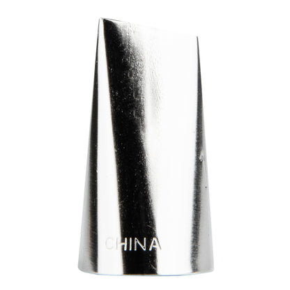 Pastry Tek Stainless Steel #150 Carnation Petal Piping Tip - 3/4" x 3/4" x 1 1/4" - 1 count box