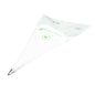 Pastry Tek Stainless Steel #224 Drop Flower Piping Tip - 3/4" x 3/4" x 1 1/4" - 1 count box