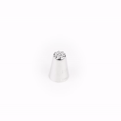 Pastry Tek Stainless Steel #233 Multi Opening Piping TIp - 3/4" x 3/4" x 1" - 1 count box