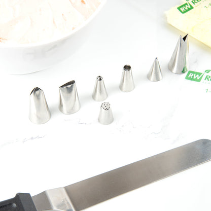 Pastry Tek Stainless Steel #233 Multi Opening Piping TIp - 3/4" x 3/4" x 1" - 1 count box