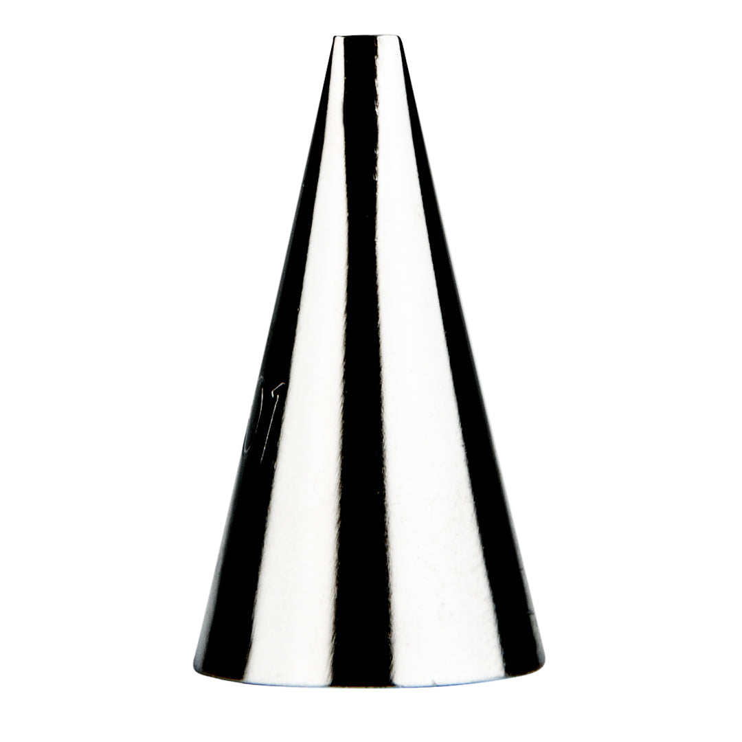 Pastry Tek Stainless Steel #301 Round Piping Tip - 3/4" x 3/4" x 1 1/4" - 1 count box