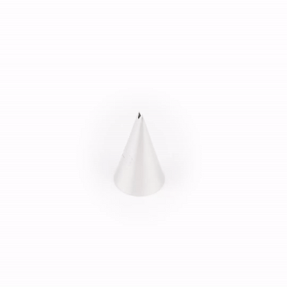 Pastry Tek Stainless Steel #349/352S Leaf Piping Tip - 3/4" x 3/4" x 1 1/4" - 1 count box