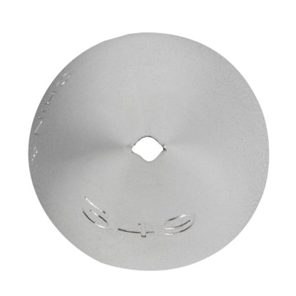 Pastry Tek Stainless Steel #349/352S Leaf Piping Tip - 3/4" x 3/4" x 1 1/4" - 1 count box