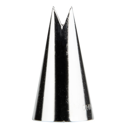 Pastry Tek Stainless Steel #352 Leaf Piping Tip - 3/4" x 3/4" x 1 1/4" - 1 count box
