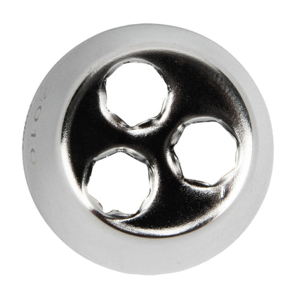 Pastry Tek Stainless Steel #2010 Triple Star Piping Tip - 1" x 1" x 1" - 1 count box