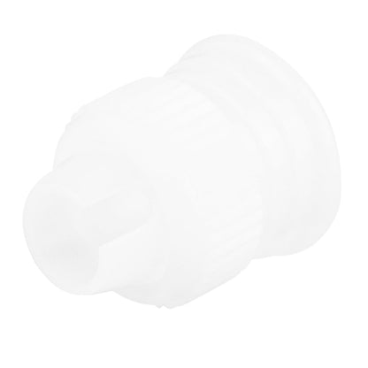 Pastry Tek White Plastic Piping Tip Coupler - Reusable - 1" x 1" x 1" - 1 count box