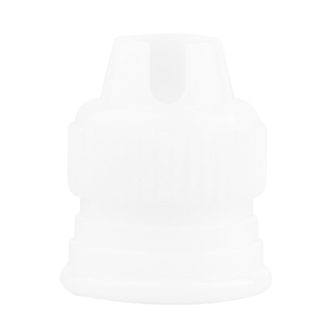 Pastry Tek White Plastic Piping Tip Coupler - Reusable - 1" x 1" x 1" - 1 count box