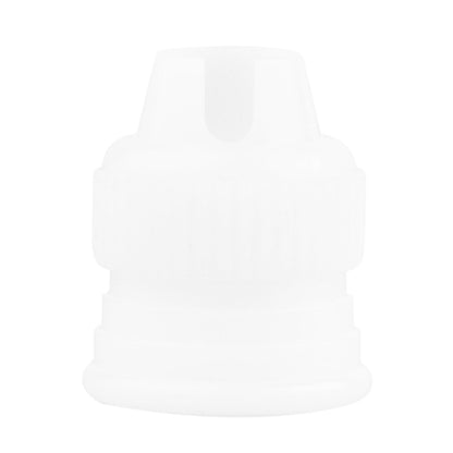 Pastry Tek White Plastic Piping Tip Coupler - Reusable - 1" x 1" x 1" - 1 count box