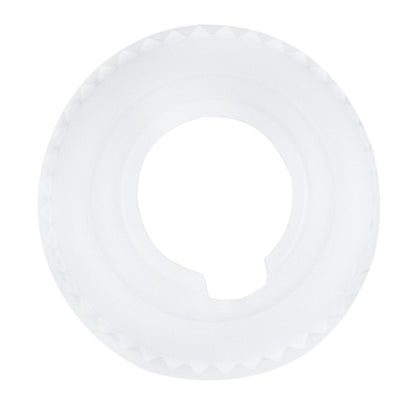 Pastry Tek White Plastic Piping Tip Coupler - Reusable - 1" x 1" x 1" - 1 count box