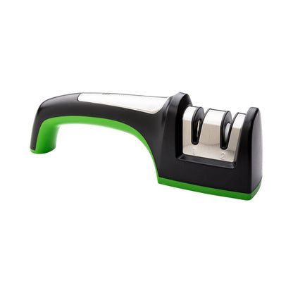 Kitchen tek Commercial Knife Sharpener - Diamond Edge, Manual Tabletop Design - 7 3/4" x 2" x 2 3/4" - 1 count box