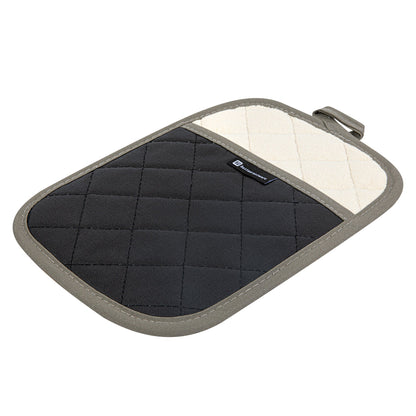 RW Threads Comfort Cotton Black Pot Holder - Flame Retardant Coating - 10" x 7" - 1 count box