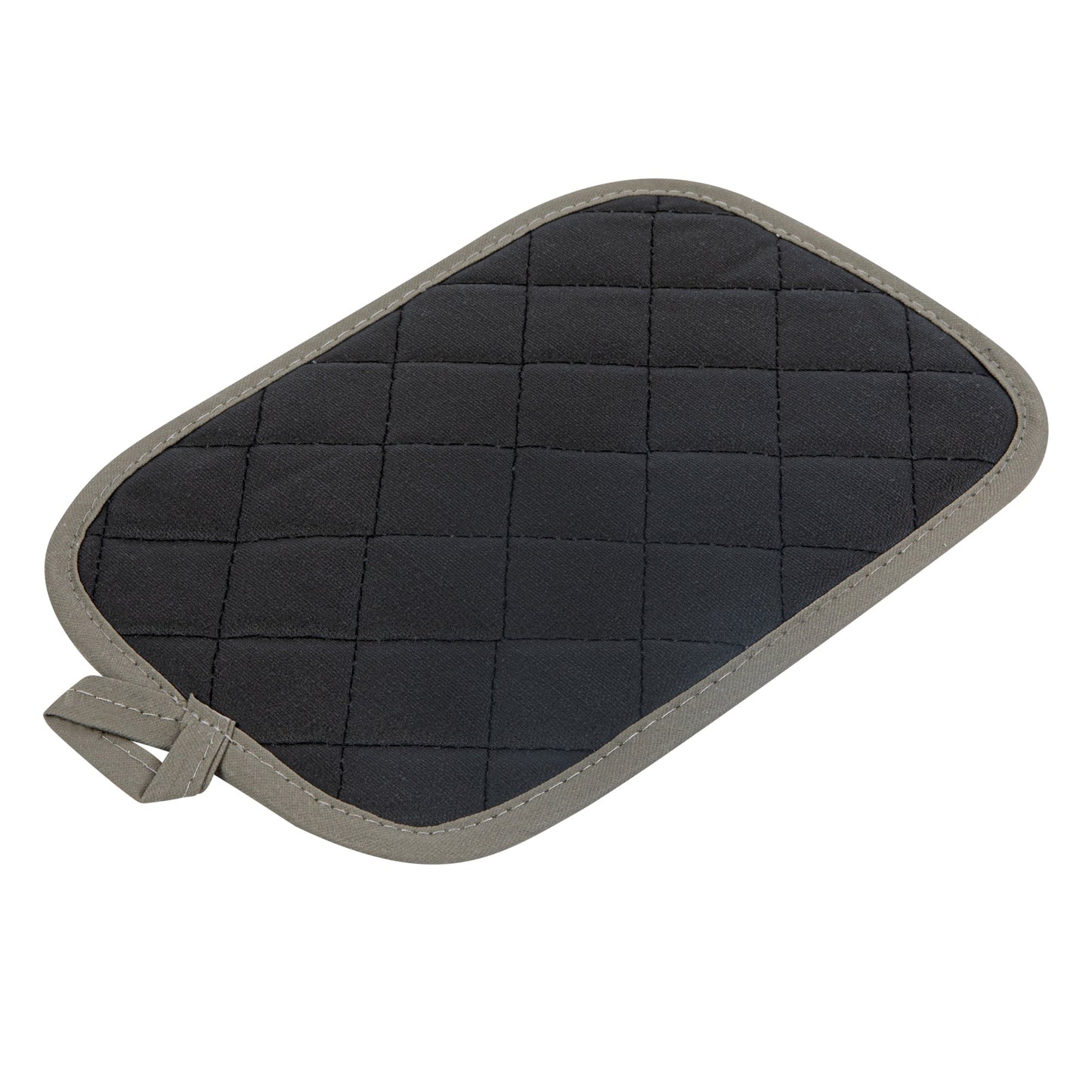 RW Threads Comfort Cotton Black Pot Holder - Flame Retardant Coating - 10" x 7" - 1 count box