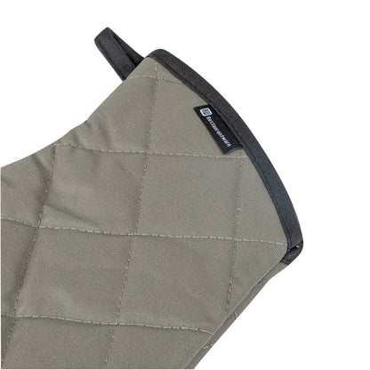 RW Threads Gray Cotton Oven Mitt - Flame Retardant, with Thumb Guard - 13" x 8" x 1/2" - 1 count box