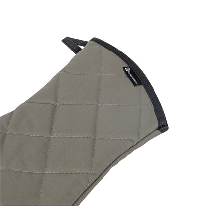 RW Threads Gray Cotton Oven Mitt - Flame Retardant, with Thumb Guard - 17" x 8" x 1/2" - 1 count box